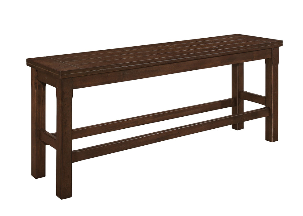 Schleiger Cherry Counter Height Bench