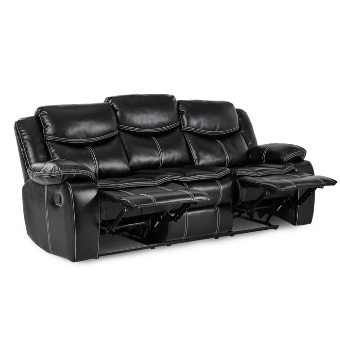 Bastrop Black Reclining Living Room Set