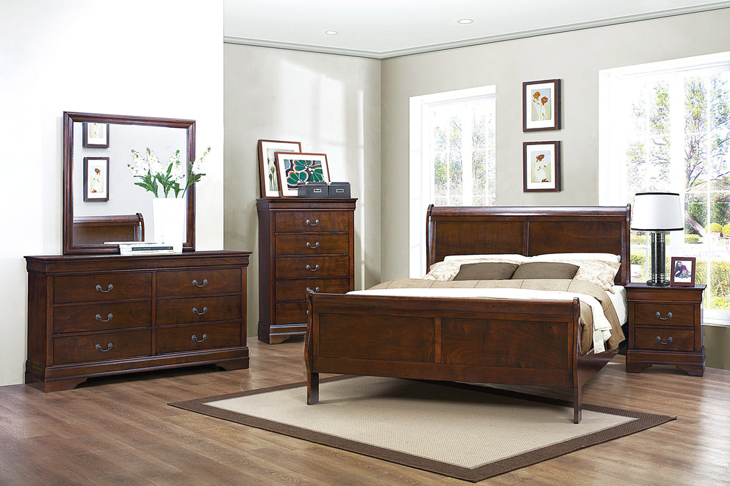 Mayville Brown Cherry Nightstand