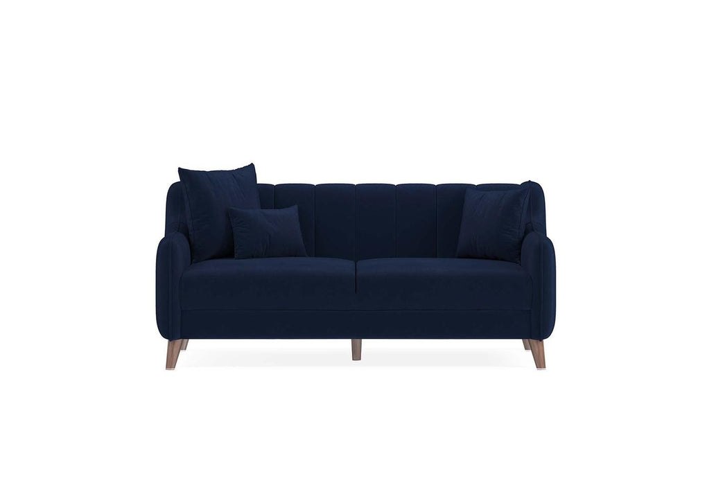 Navy Blue Colt Feather Fabia 2-Seater Sofa