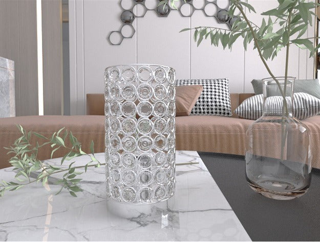 Dana Crystal Pillar Table Lamp