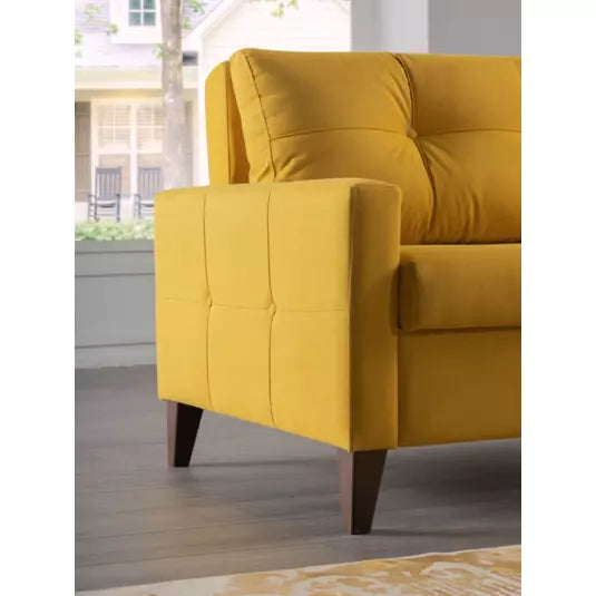 Yellow Zigana Chair And A Half