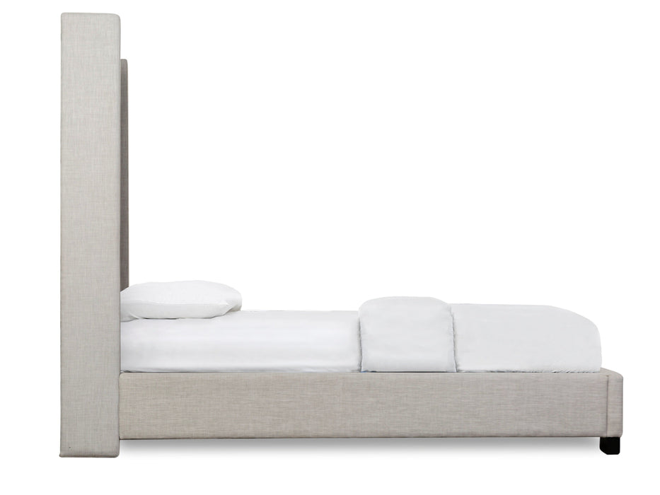 Melody Gray King Upholstered Bed