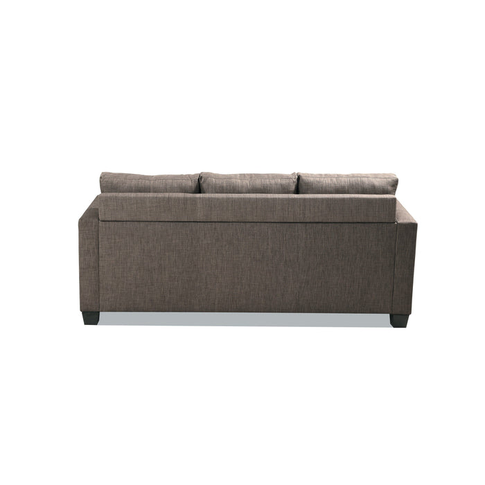 Phelps Brownish Gray Reversible Sofa Chaise