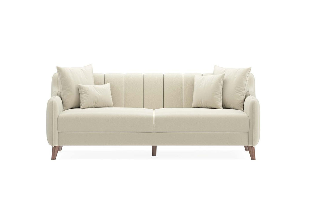 Cream Colt Feather Fabia 3-Seater Sofa Bed with Storage