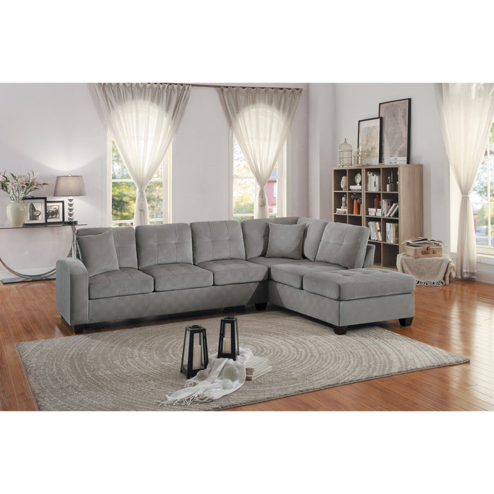 Emilio Taupe Reversible Sectional