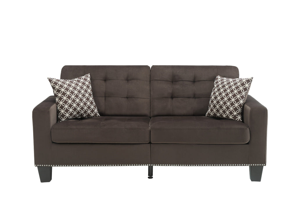 Lantana Chocolate Classic Sofa