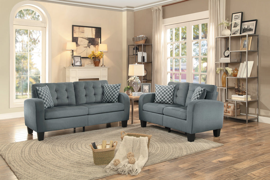 Sinclair Gray Loveseat