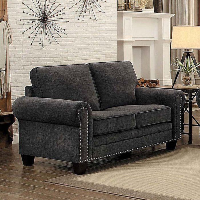 Cornelia Dark Gray Loveseat