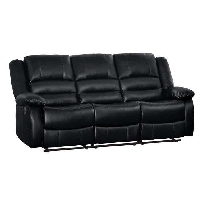 Jarita Black Reclining Sofa