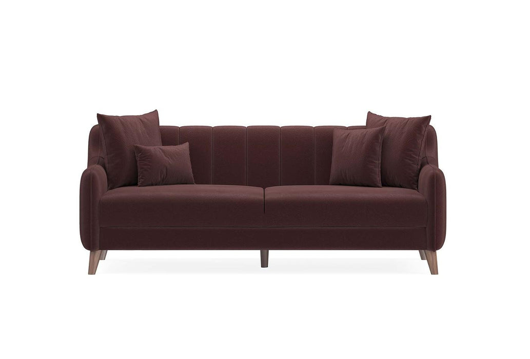 Purple Colt Feather Fabia 3-Seater Sofa Bed with Storage