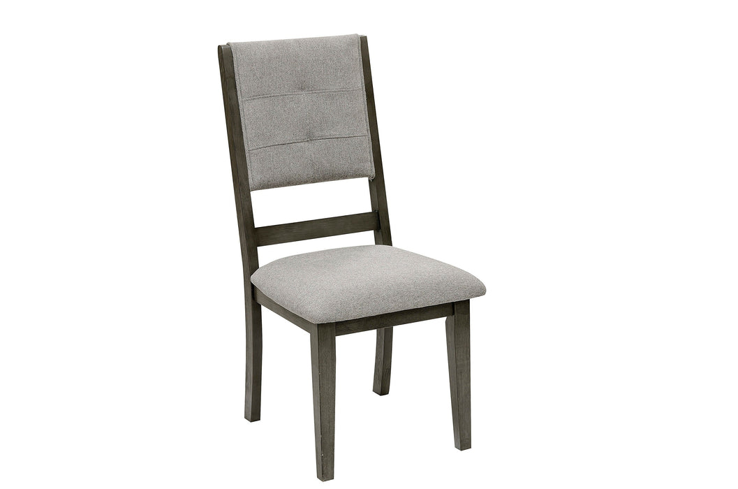 Nisky Gray Side Chair, Set of 2