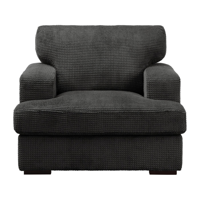 Rivermeade Gray Plush Chair