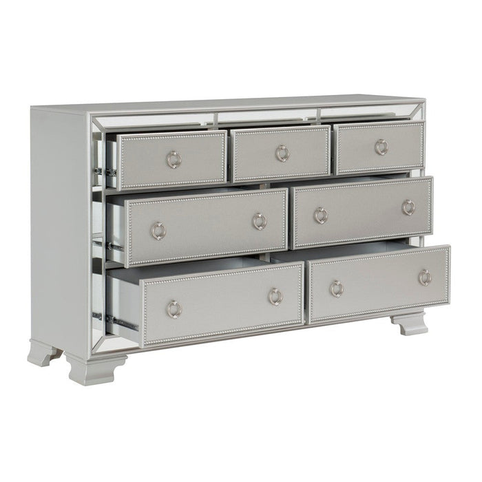 Avondale Silver Mirrored Dresser