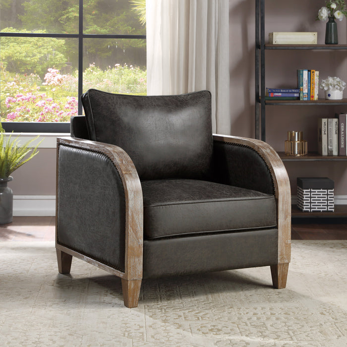 Foster Dark Gray Accent Chair