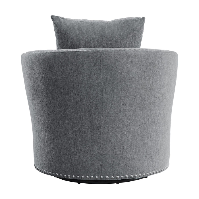 Morelia Dark Gray Swivel Chair