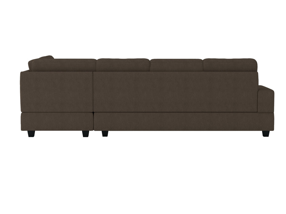 Maston Chocolate Reversible Sectional