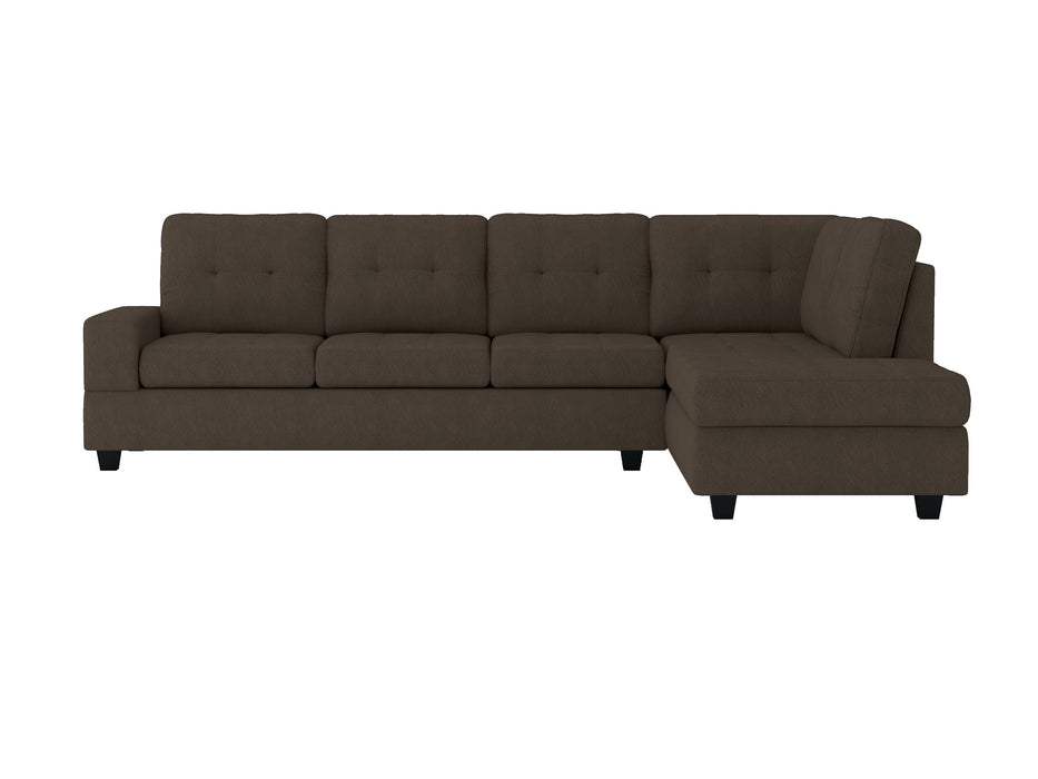 Maston Chocolate Reversible Sectional