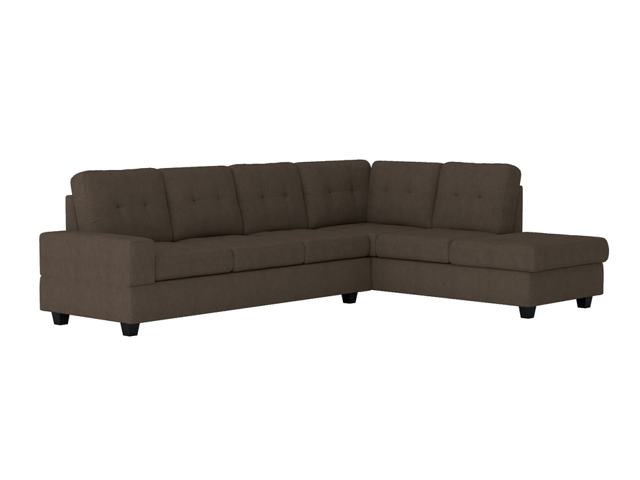 Maston Chocolate Reversible Sectional