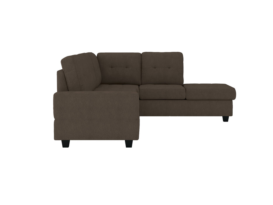 Maston Chocolate Reversible Sectional