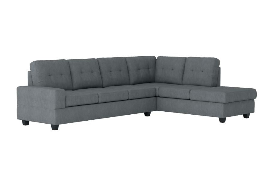 Maston Dark Gray Reversible Sectional