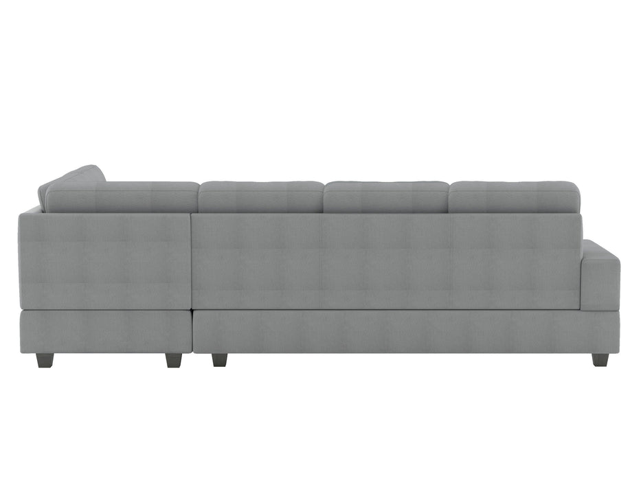 Maston Light Gray Reversible Sectional