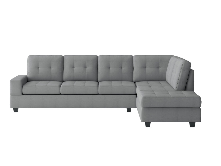 Maston Light Gray Reversible Sectional