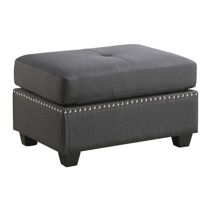 Dasha Dark Gray Ottoman