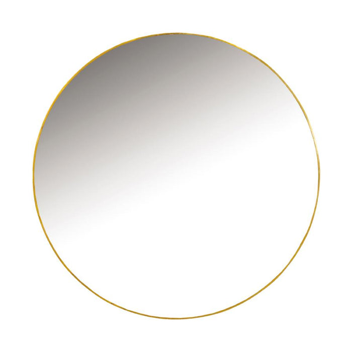 Round Wall Mirror Gold