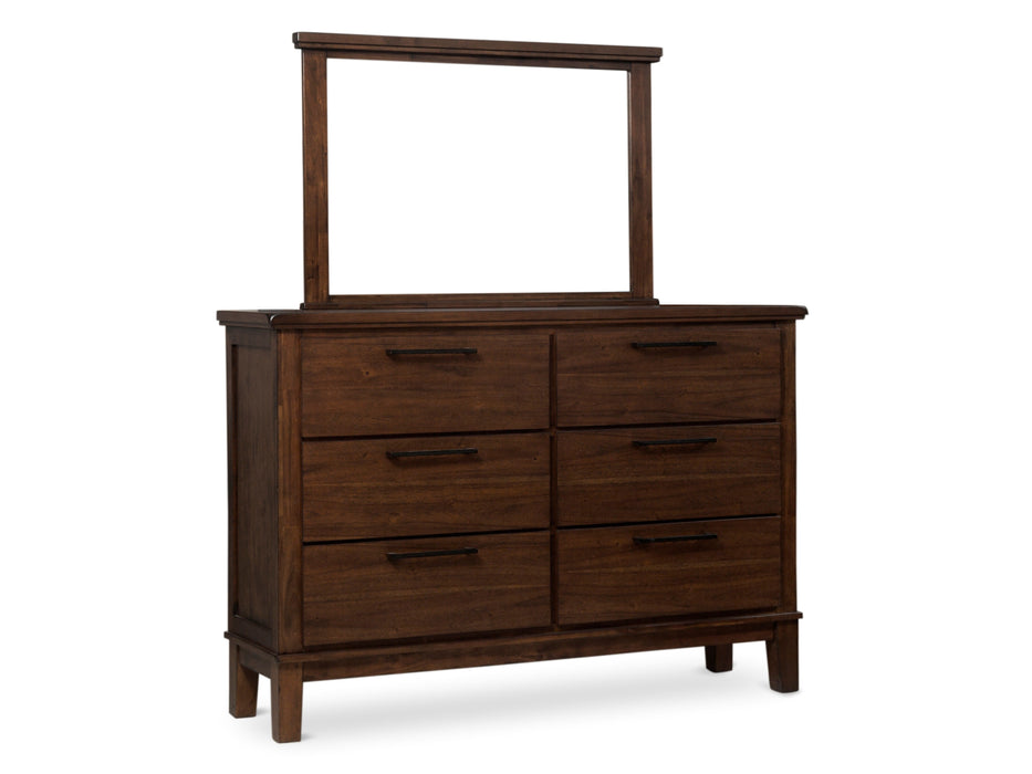 Watson Brown Upholstered Storage Panel Bedroom Set