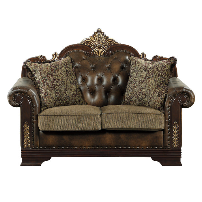 Croydon Dark Cherry Loveseat