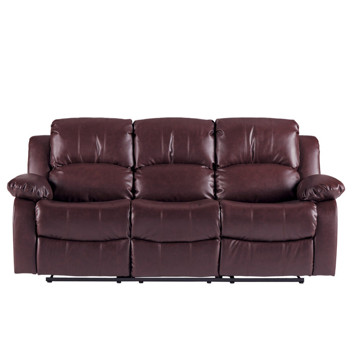 Granley Brown Reclining Sofa