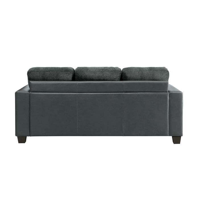 Slater Gray Reversible Sofa Chaise