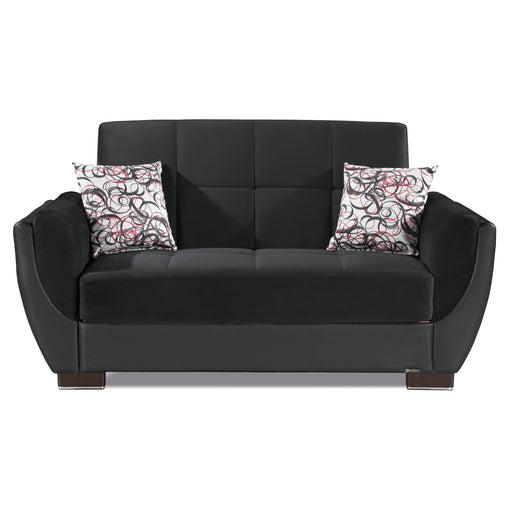 Air Black Loveseat Loveseat