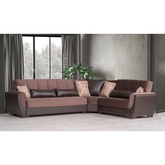 Air Chocolate 2Tone Sectional