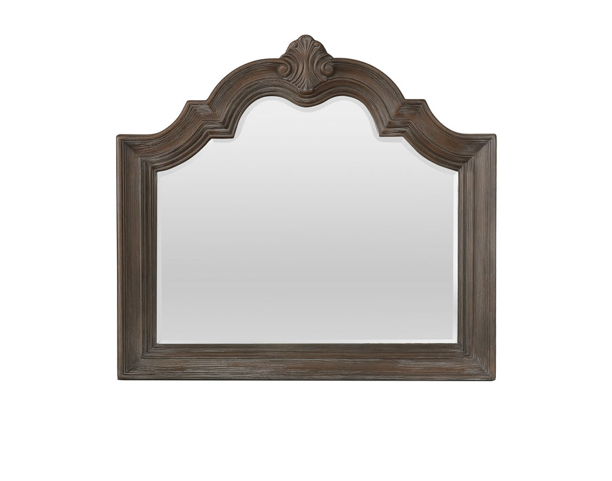 Sheffield Antique Gray Bedroom Mirror (Mirror Only)