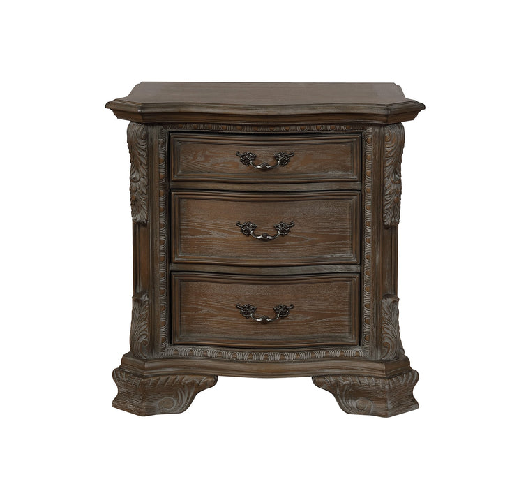 Sheffield Antique Gray Nightstand