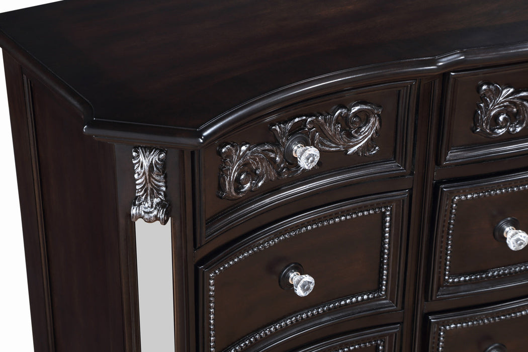 Bankston Dark Brown Dresser