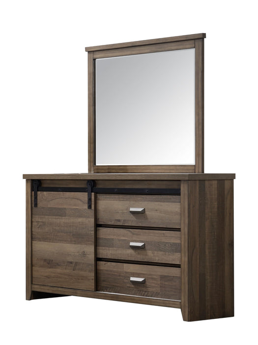 Calhoun Brown Bedroom Mirror (Mirror Only)