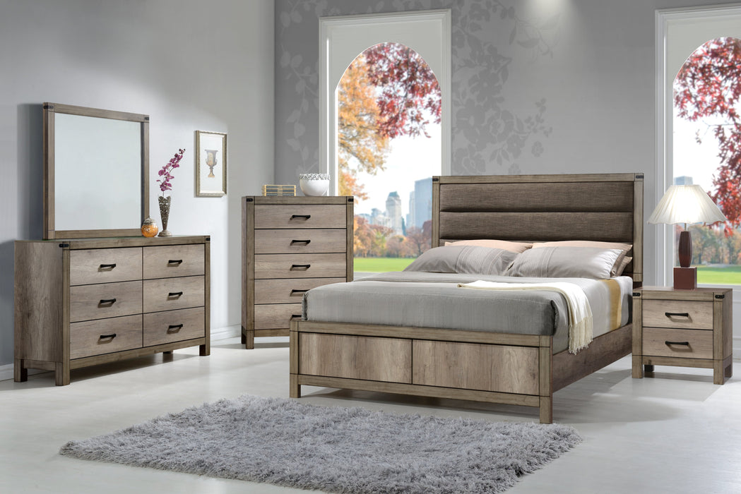 Matteo Melamine Upholstered Panel Youth Bedroom Set