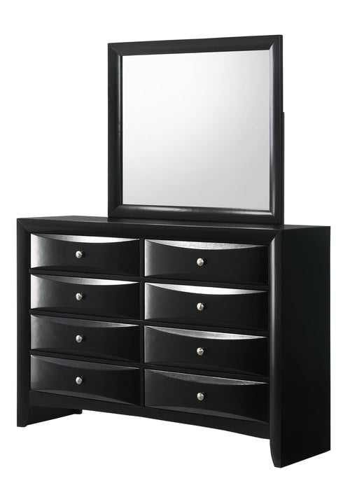 Fallon Black Bedroom Mirror (Mirror Only)