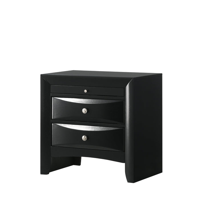 Fallon Black Nightstand