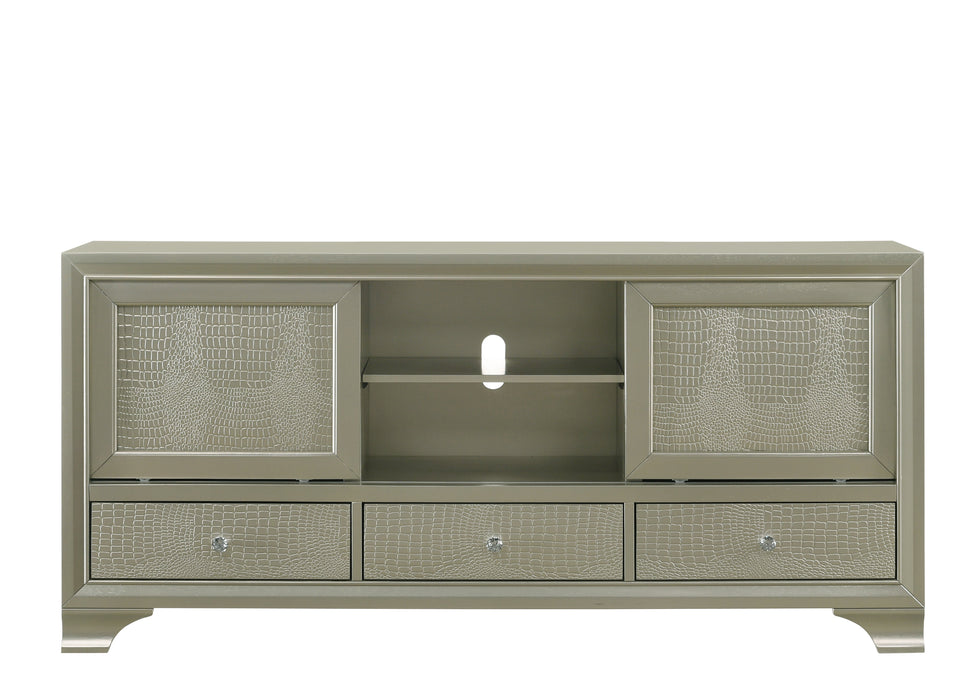 Lyssa Champagne TV Stand