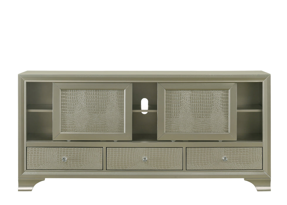 Lyssa Champagne TV Stand