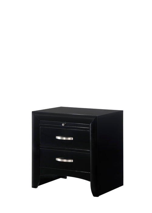 Galinda Black Nightstand