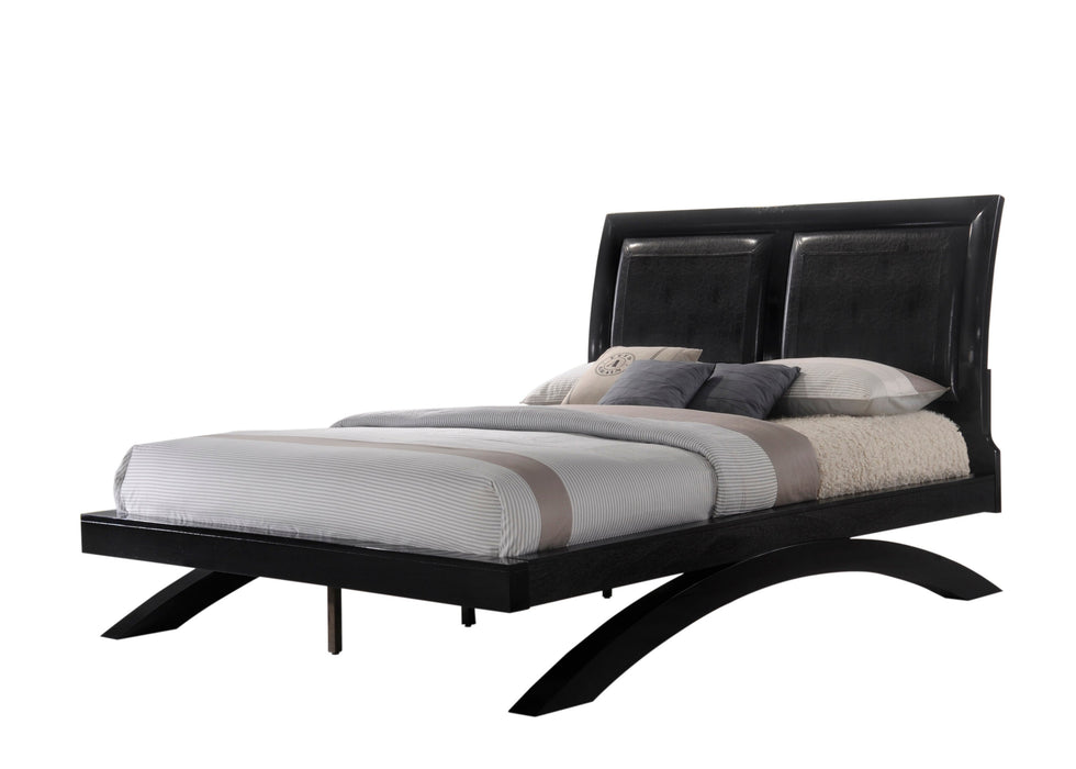 Galinda Black Arch Platform Bedroom Set