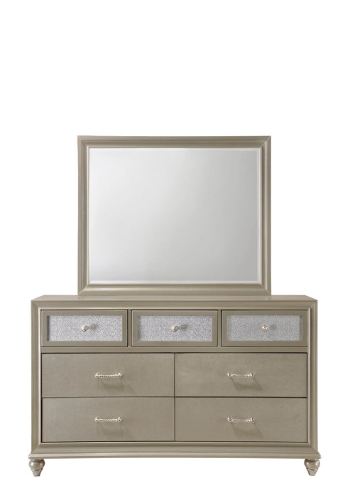 Lila Champagne Bedroom Mirror (Mirror Only)