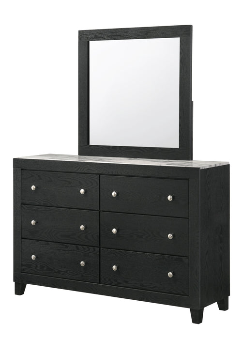 Cadence Black Bedroom Mirror (Mirror Only)