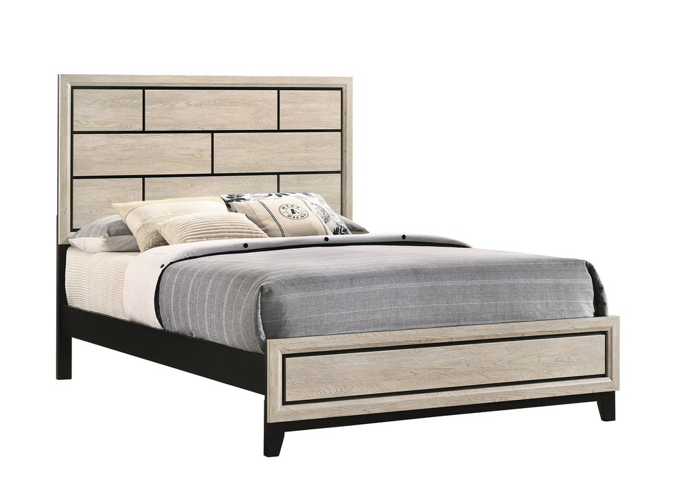 Akerson Driftwood Queen Panel Bed