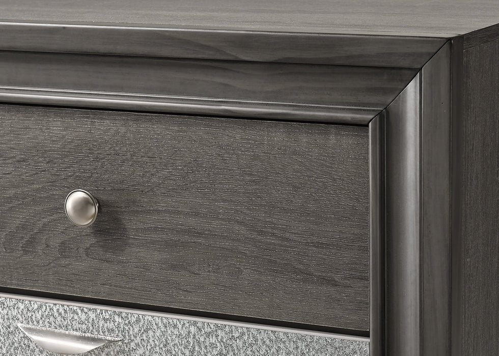 Regata Gray/Silver Nightstand